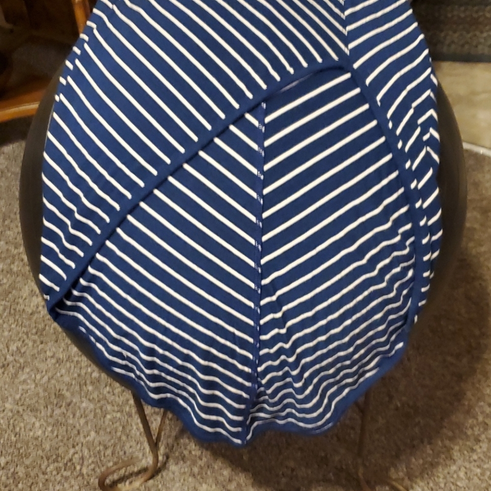 Striped Asymmetrical Midlength - image 2